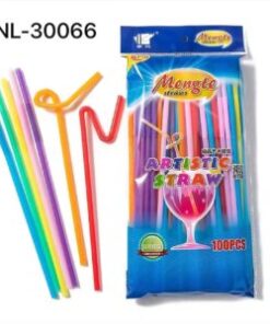 Artistic Juice Straw