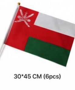 Oman Flag 30*45 Cm (6 Pcs)
