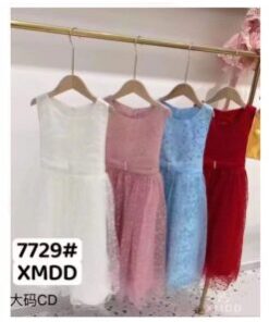 Girl's Dress Without Sleeve