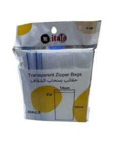 Transparent Zipper Bags F-196